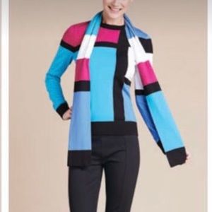 Carlisle Colorblock Cubist Sweater S